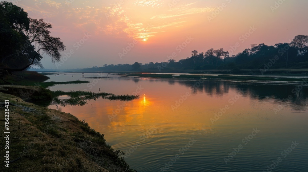 Banks of the Godavari River