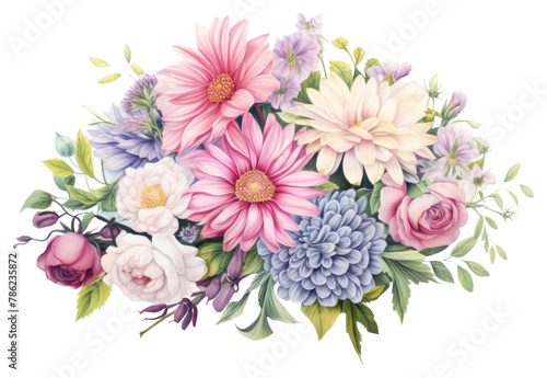 PNG  Pattern flower dahlia plant