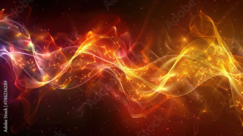 Abstract flare of fire, design element, background