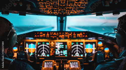 Flight crew of a commercial airliner