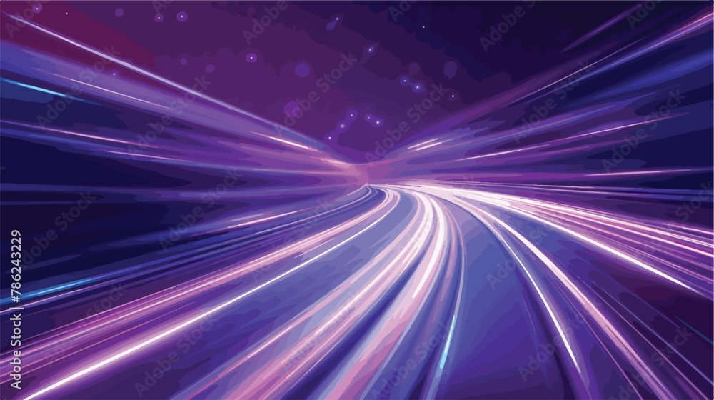 Speed motion abstract violet purple light effect 
