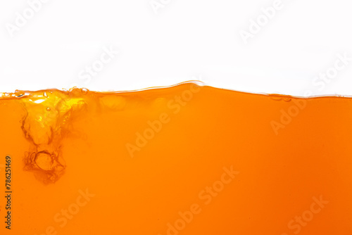 Macro orange juice drink texture,Close up bright orange juice texture for health and nature waves