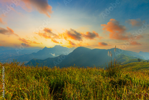 Mountain valley during sunrise. Natural summer landscape,Mountain,
Sunrise - Dawn,
Landscape - Scenery,
Nature,
Meadow,
Scenics - Nature,