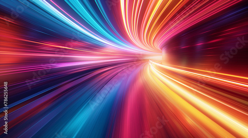 Speed of light color trails for a fastpaced action game cover artgradient scheme