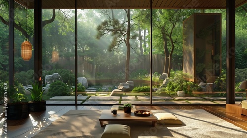 Modern sunroom creating a seamless connection to the enchanting garden.