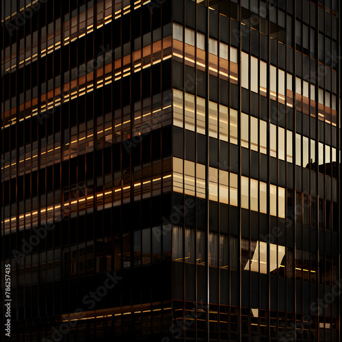 office, corporate, building, dark, brown, black.