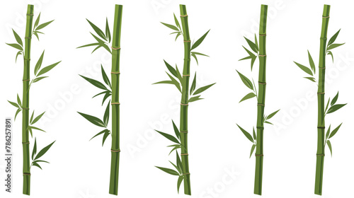 Icon Bamboo. suitable for Japanese symbol. flat style.