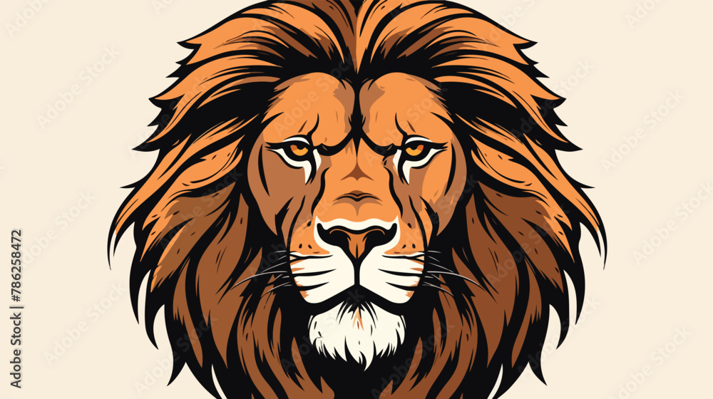 Illustration lion graphic predator power silhouette