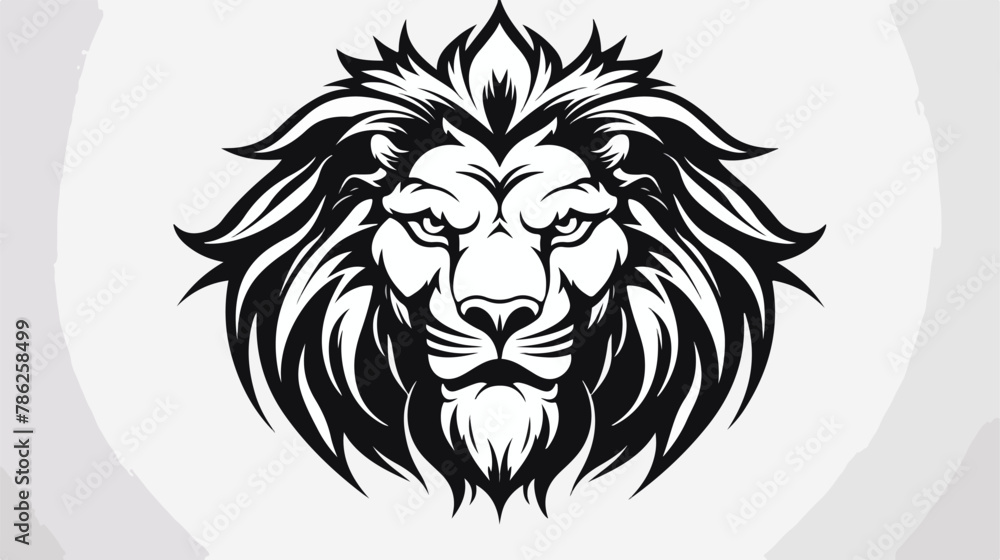 Illustration lion graphic predator power silhouette