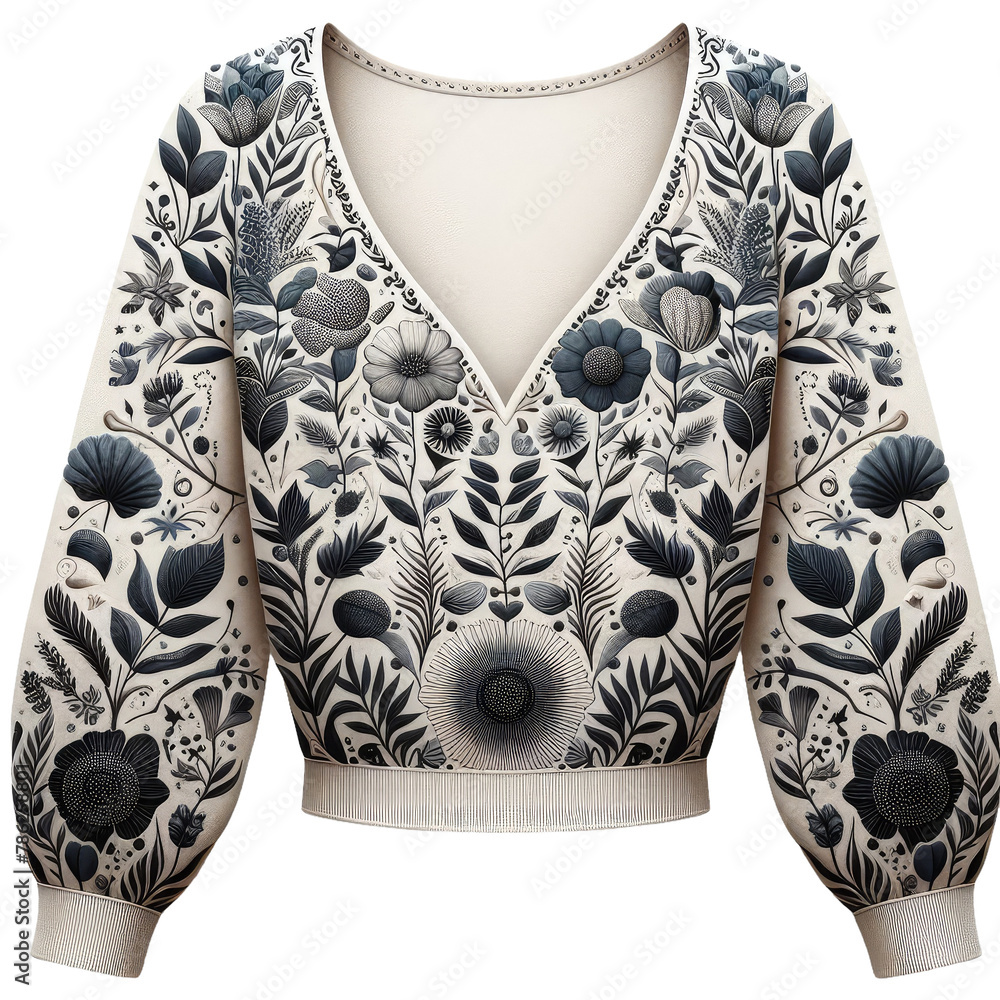 Obraz premium Isolated clothing on a Clear PNG Canvas, Generative AI