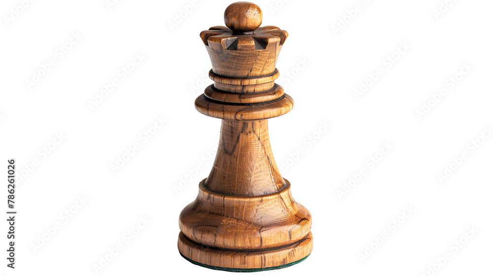 Chess King isolated on white  