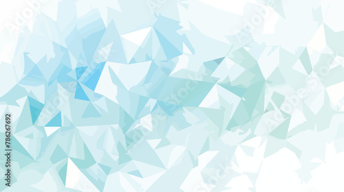 Light BLUE vector polygonal illustration which consist photo