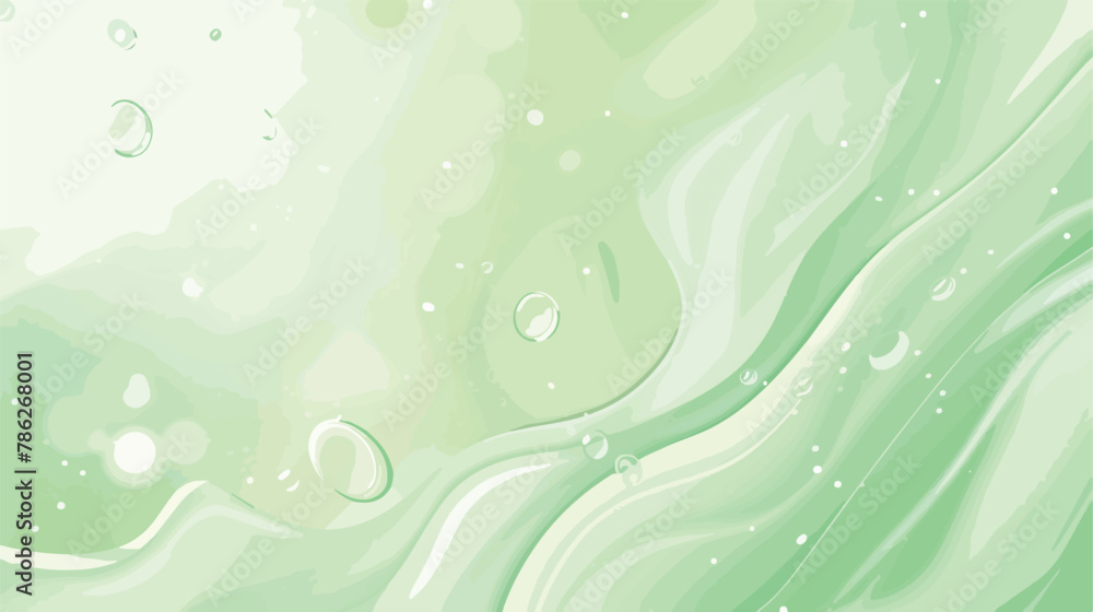 Light Green vertical background with liquid shapes
