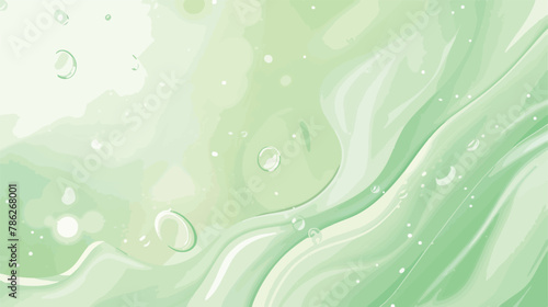 Light Green vertical background with liquid shapes © Jasmin