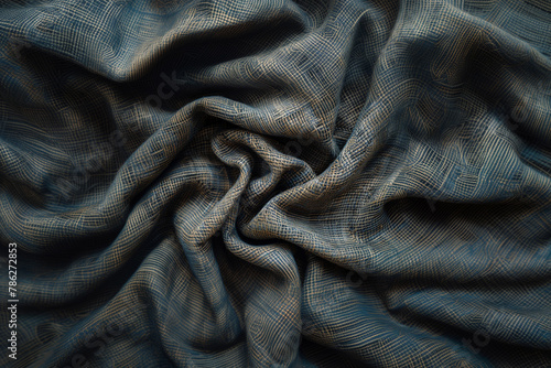 background with dark fabrics at market 