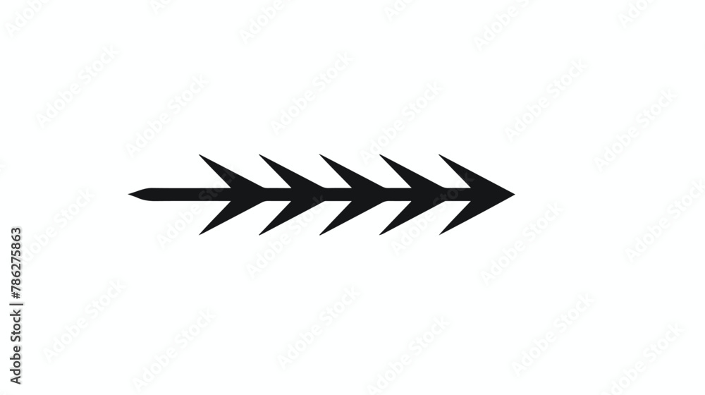 Minimalist handdrawn vector arrow svg flat vector isolated