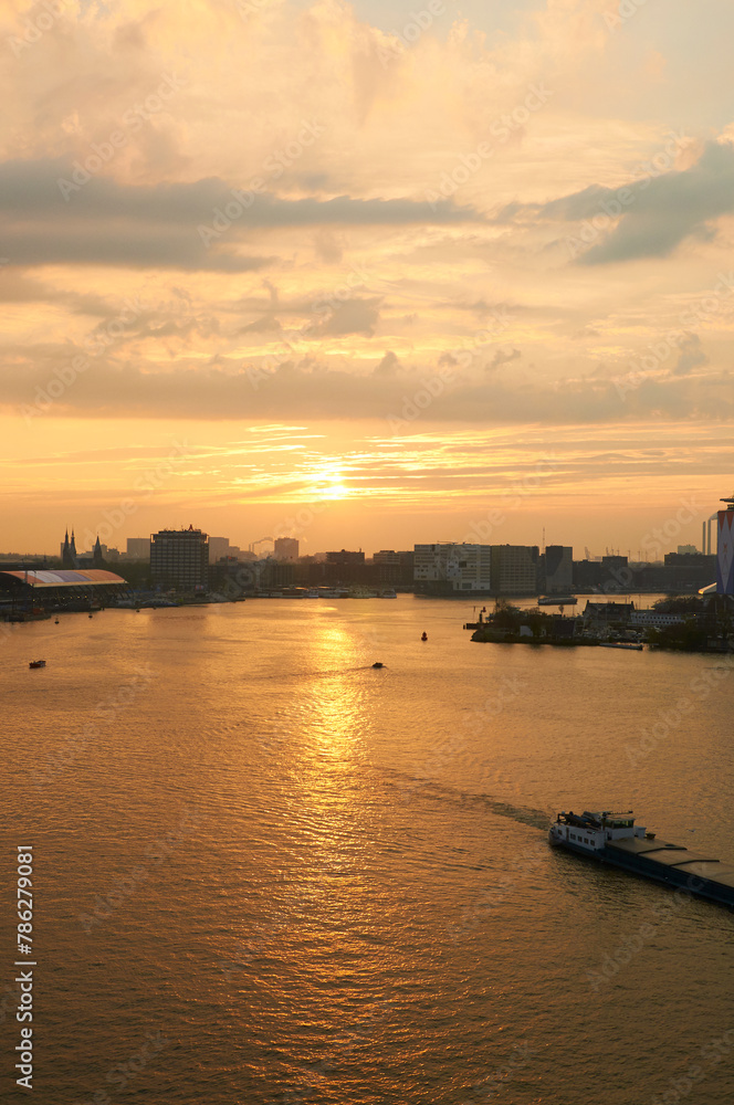 Sonnenuntergang Amsterdam, Sunset Amsterdam, Niederlande