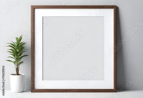 Frame mockup, ISO A paper size. Living room wall poster mockup. Interior mockup with house background. Modern interior design. 