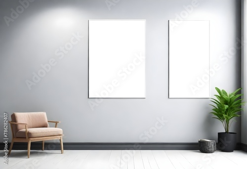 Frame mockup, ISO A paper size. Living room wall poster mockup. Interior mockup with house background. Modern interior design. 