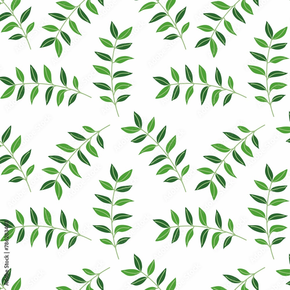 Leaves Pattern Background 2