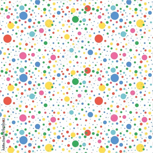 Multicolor Dots Pattern Background
