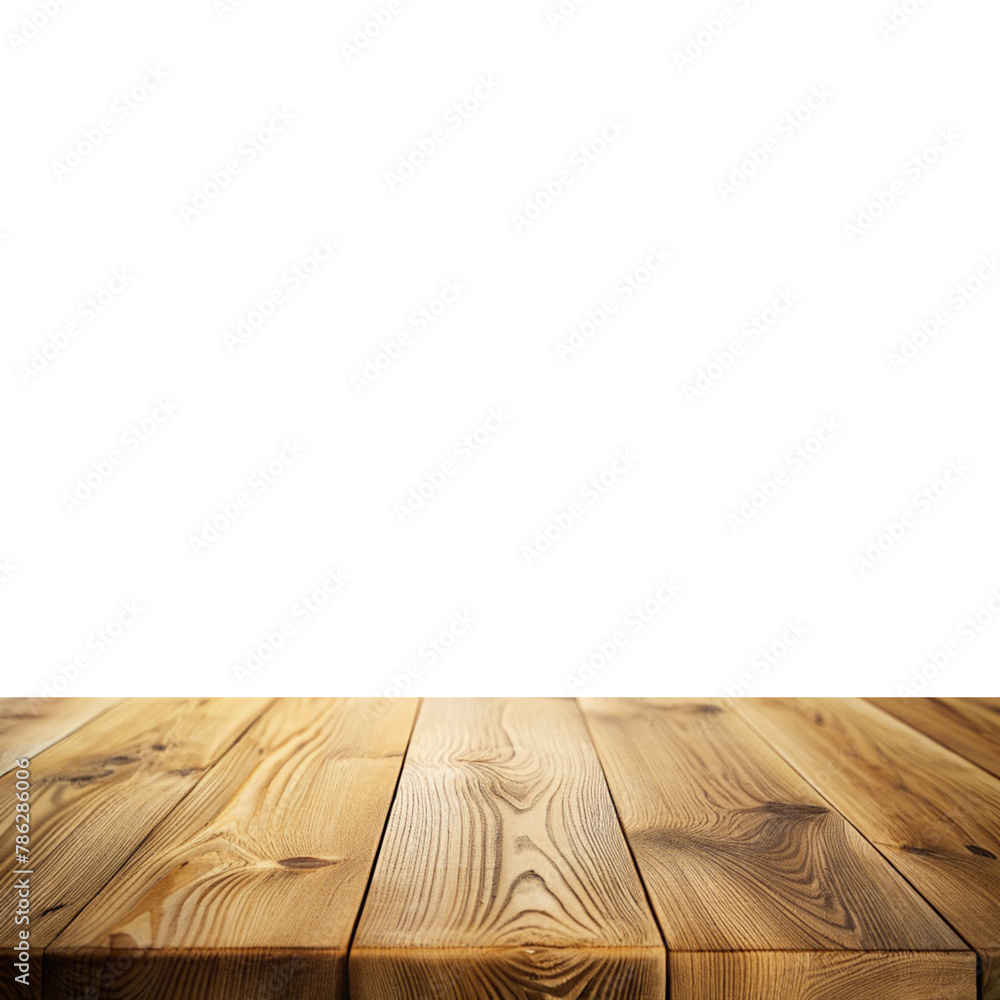 wood floor on white background for decorate