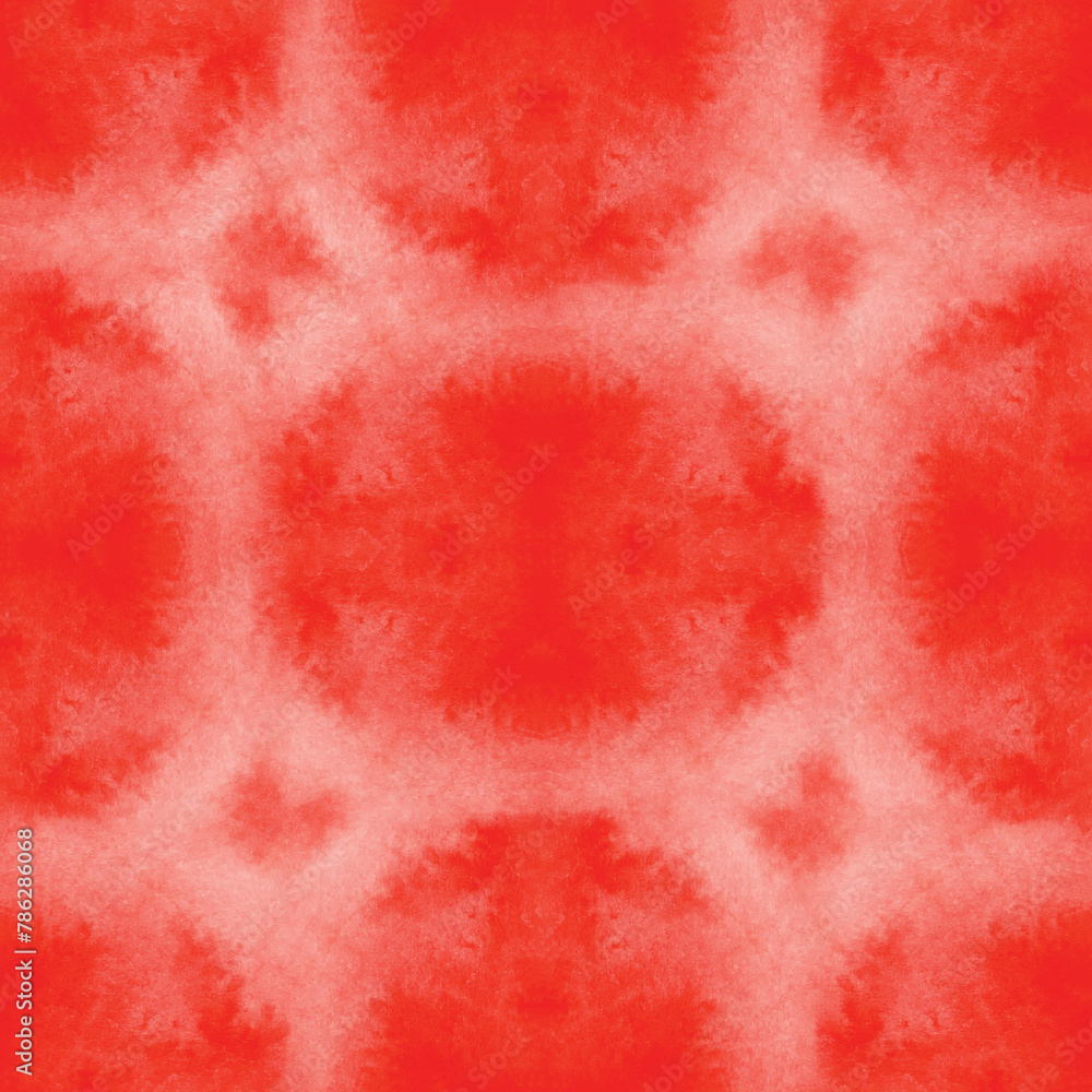 Red water color texture seamless pattern