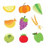 Vegetable Icons Collection