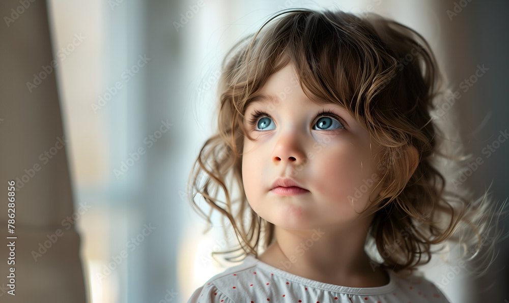 Photography of a cute little girl, Generative AI Photography of a cute little girl, Generative AI