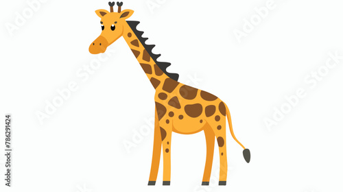 Cute playful giraffe vector  safari vector design jung