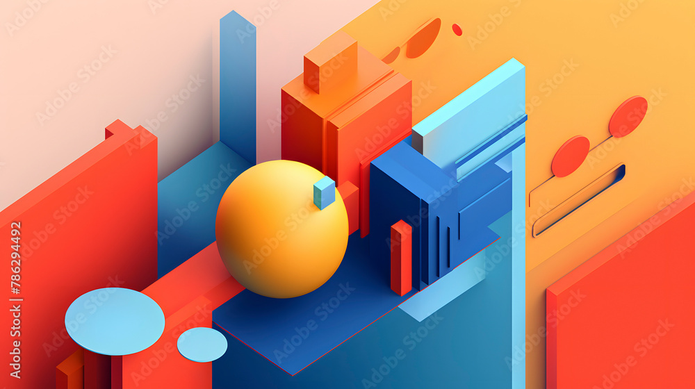 Digital technology color geometric shape abstract pattern poster web page PPT background Digital technology color geometric shape abstract pattern poster web page PPT background