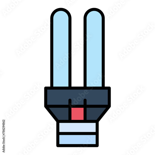Bulb, energy bulb, energy saver, energy saver bulb Icon