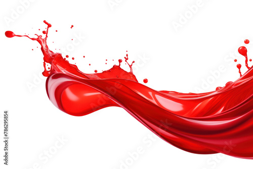 PNG Red color liquid swish white background splattered splashing