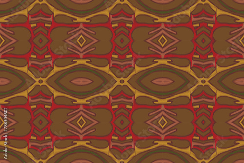 Motif folklore pattern Seamless Native American, Motif embroidery, Ikat embroidery vector Design for Print Texture fabric saree sari carpet. kurta vector patola saree