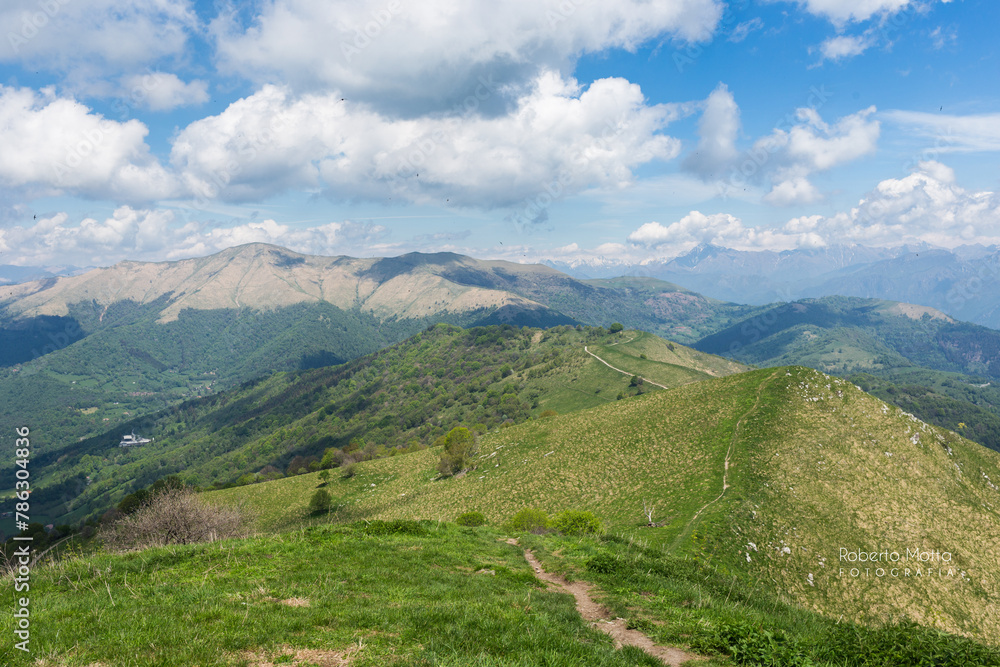 Obraz premium Panorama da Monte San Primo