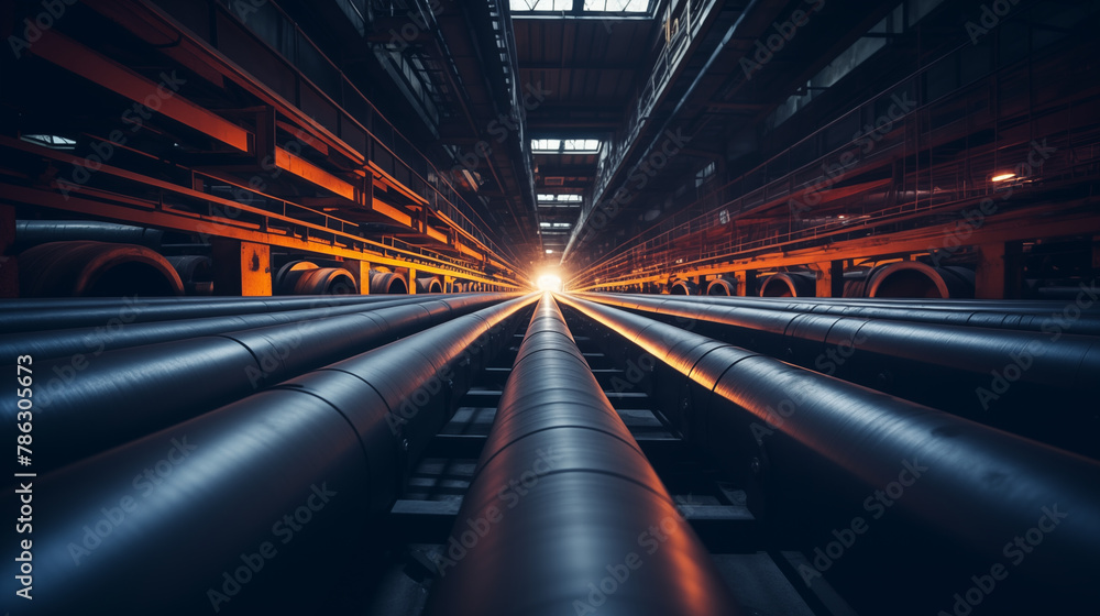 Steel Rolls in Industrial Production, Highlighting Strength & Innovation Steel Rolls in Industrial Production, Highlighting Strength & Innovation