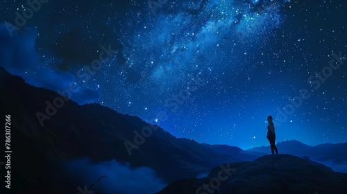 KS Abstract low poly background with connection lines.KS Starry night sky 