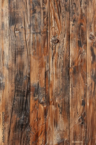 Close-up photo showcasing the rough surface, knotted patterns, and aged cracks of weathered wood