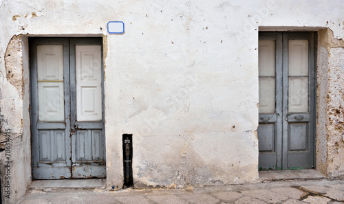 the historic center of specchia Puglia Italy	 photo