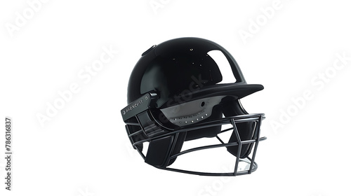 ski helmet isolated on white, cricket helmet on isolated background
