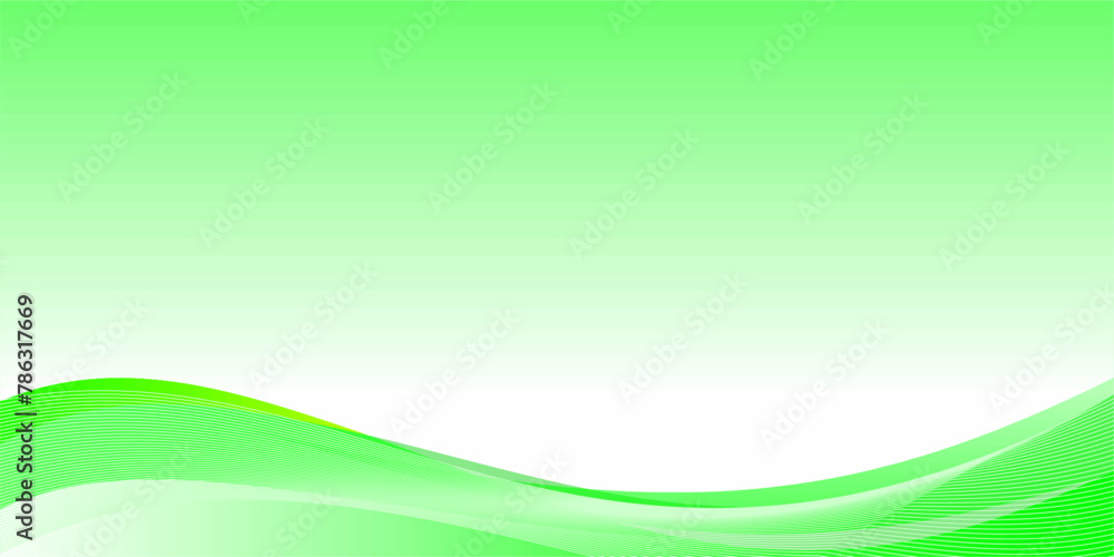 Obraz premium Abstract green background with copy space. vector illustration