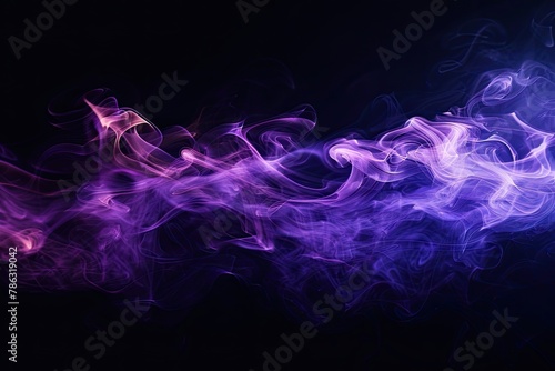 Royalty free stock photo of an abtract smoke shape in purple photo
