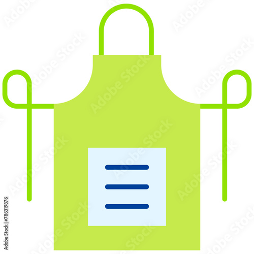 Apron, barber, denim, haircut, salon Icon