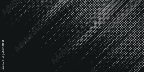 seamless vintage distressed halftone dot background pattern tileable grunge black printer ink raster dots overlay retro comic book or print making creative.
