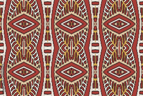 Motif folklore pattern Seamless Native American, Motif embroidery, Ikat embroidery vector Design for Print Texture fabric saree sari carpet. kurta vector patola saree