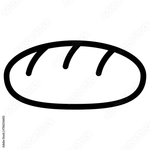 loaf icon, simple vector design