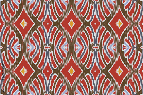 Motif folklore pattern Seamless Native American, Motif embroidery, Ikat embroidery vector Design for Print Texture fabric saree sari carpet. kurta vector patola saree