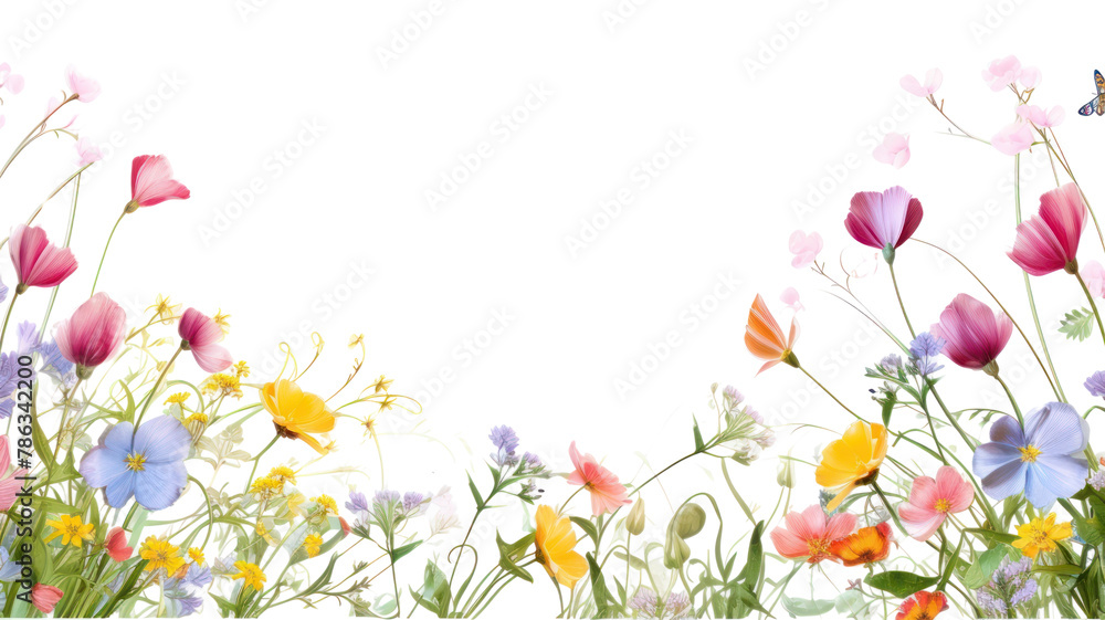 PNG Spring floral backgrounds outdoors blossom