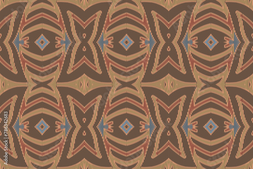 Motif folklore pattern Seamless Native American, Motif embroidery, Ikat embroidery vector Design for Print Texture fabric saree sari carpet. kurta vector patola saree