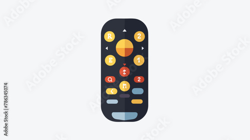 Remote control icon. Flat design style eps flat vector